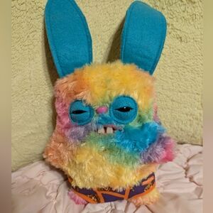 Budgie Fuggler Rabid Rabbit Multi-Colored Swirl Fur #39
